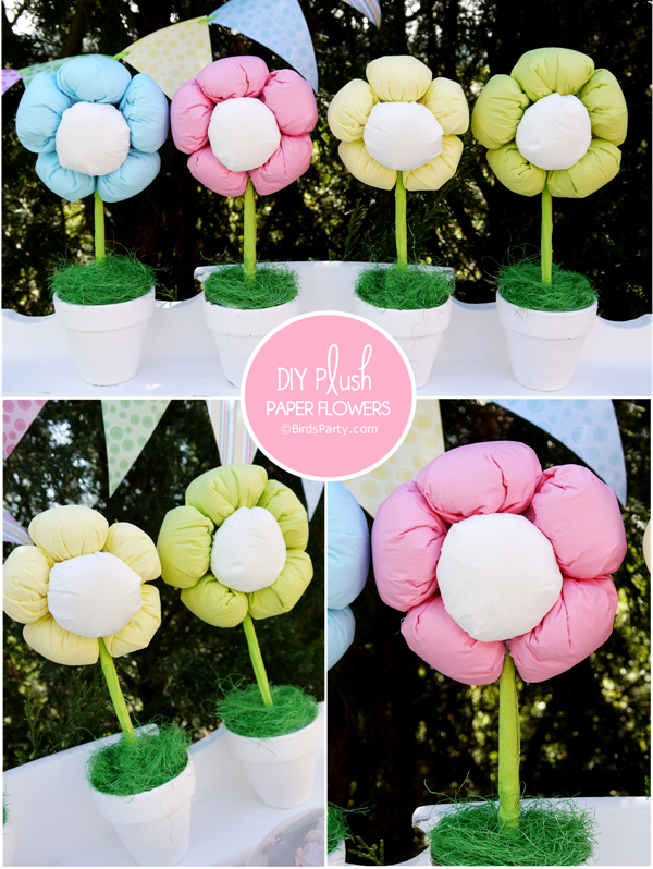 TUTORIAL: No-Sew, Express Plush Paper Flowers Made from Paper Napkins