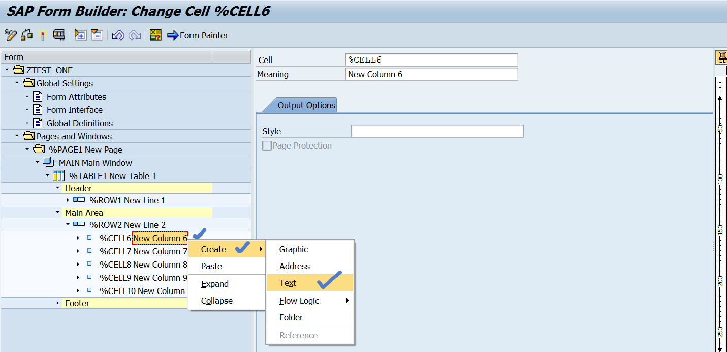 TECHSAP 9. Smartform Designing a table in smartform