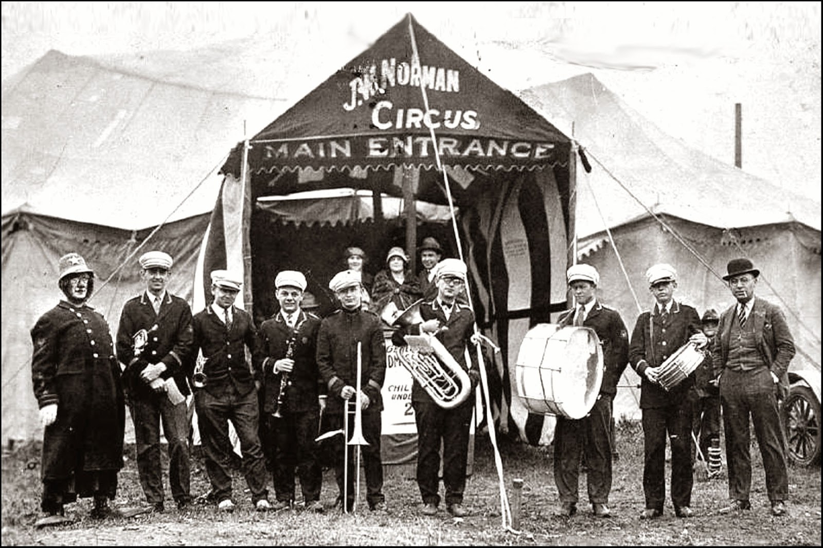 The History of the Circus. History tops