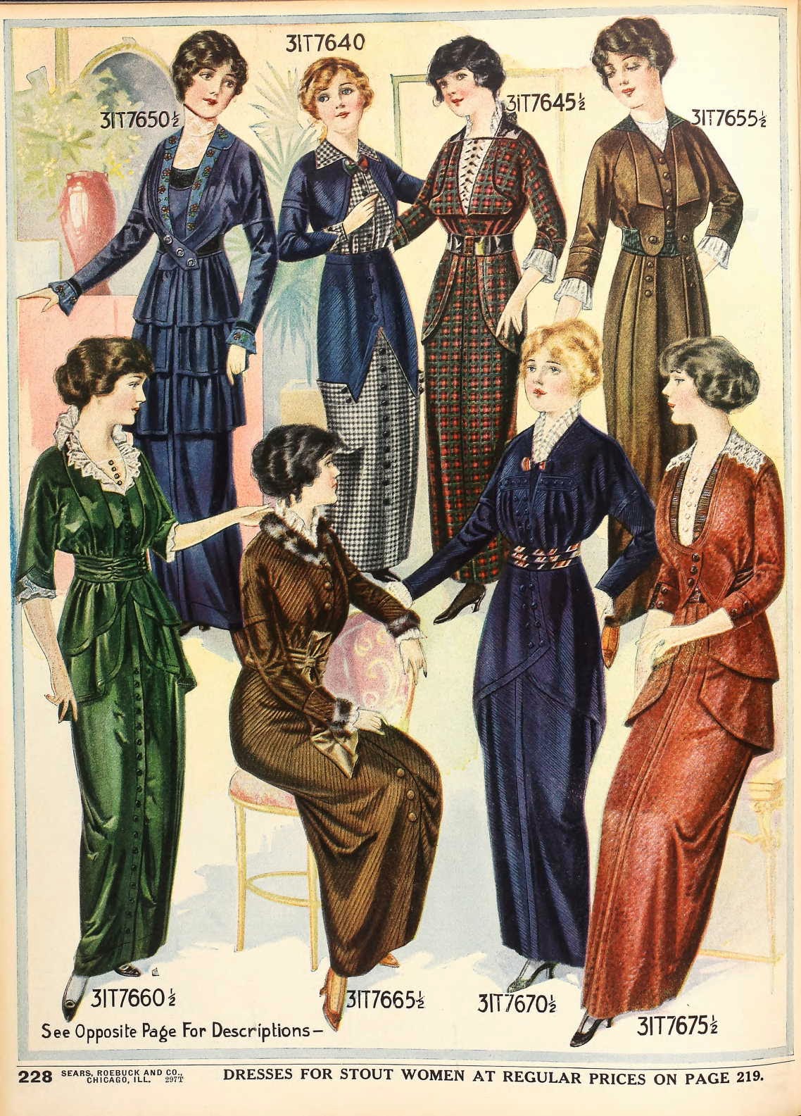 Snapped Garters 1914 Fashions IN COLOUR!
