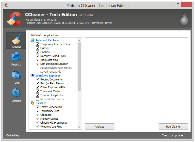 Ccleaner latest version for windows 10 64 bit