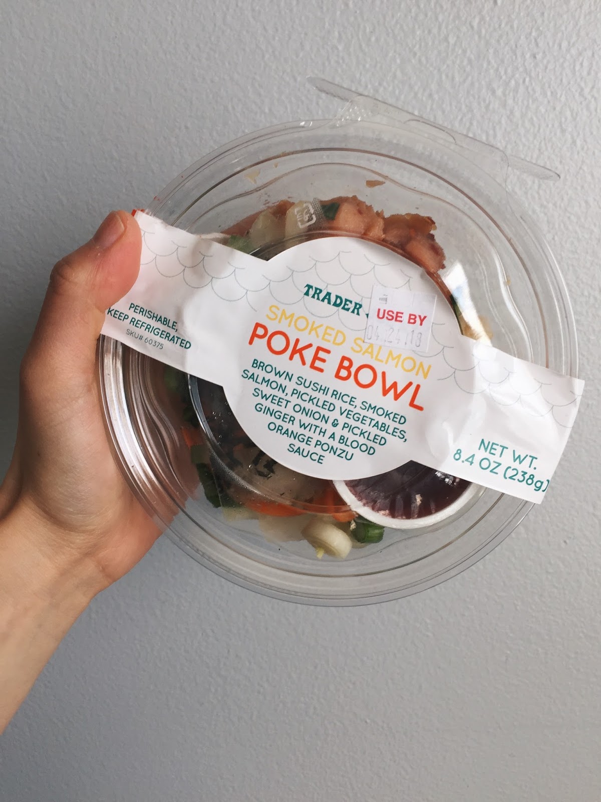 Trader Joe's Smoked Salmon Poke Bowl