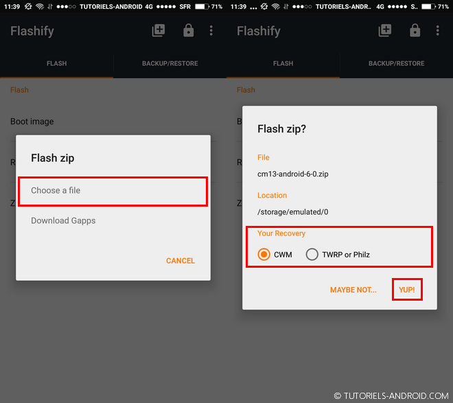 [App][ROOT] Flasher son mobile Android avec Flashify