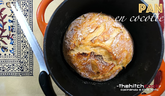 PAN EN COCOTTE (Receta sin amasar de pan casero)