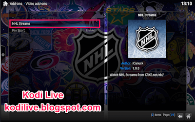How To Install NHL Streams Add-on On Kodi / Xbmc