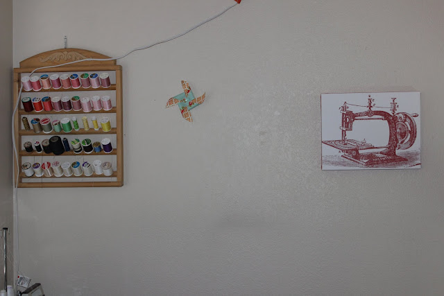 sewing room wall art DIY