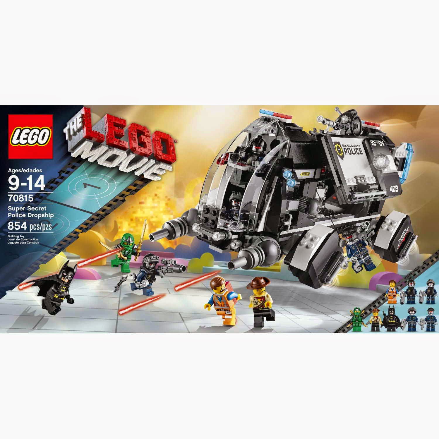 LEGO gosSIP: 050414 LEGO 70815 Super Secret Police Dropship box art and ...