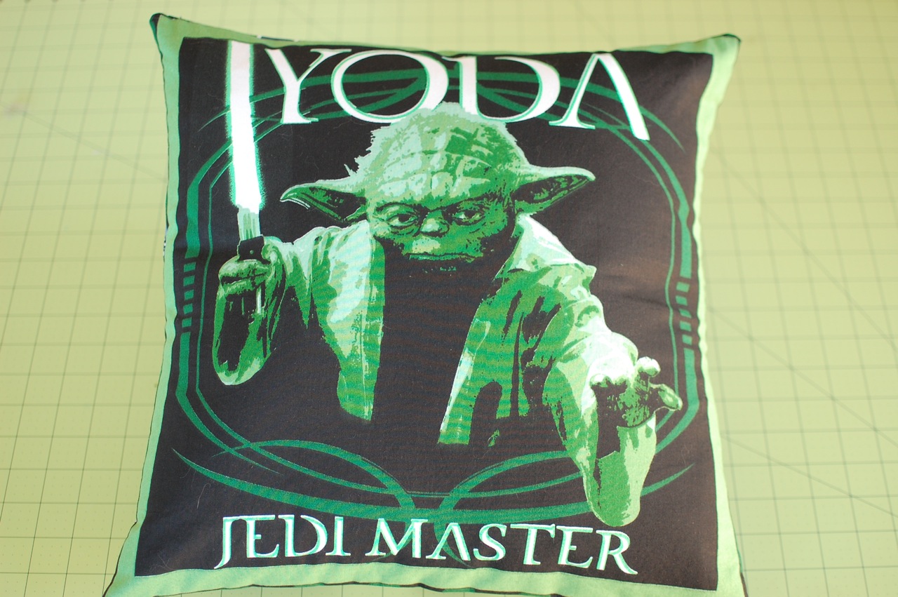 Yoda Jedi Master pillow cover