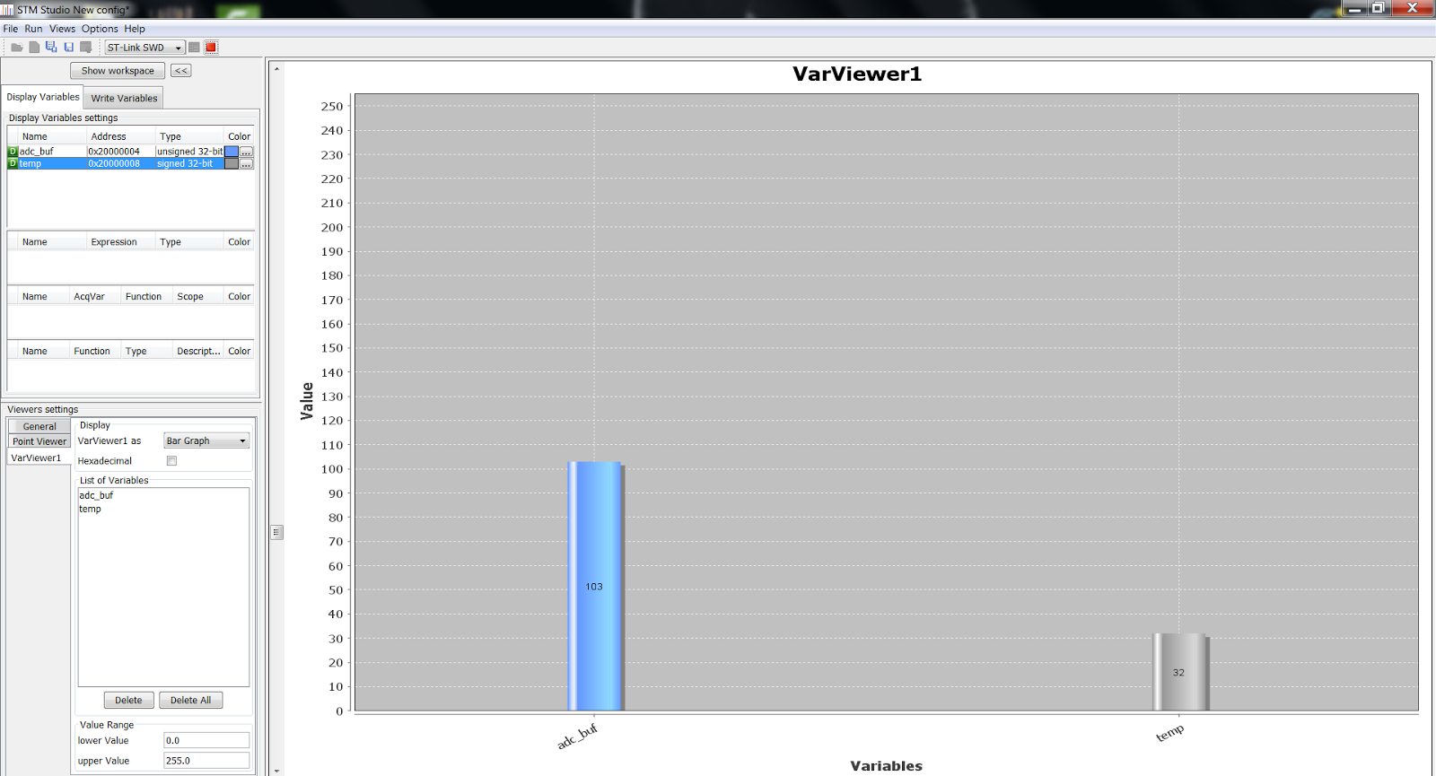 LM35 Temperature sensor using STM32 CONTROLLERSTECH