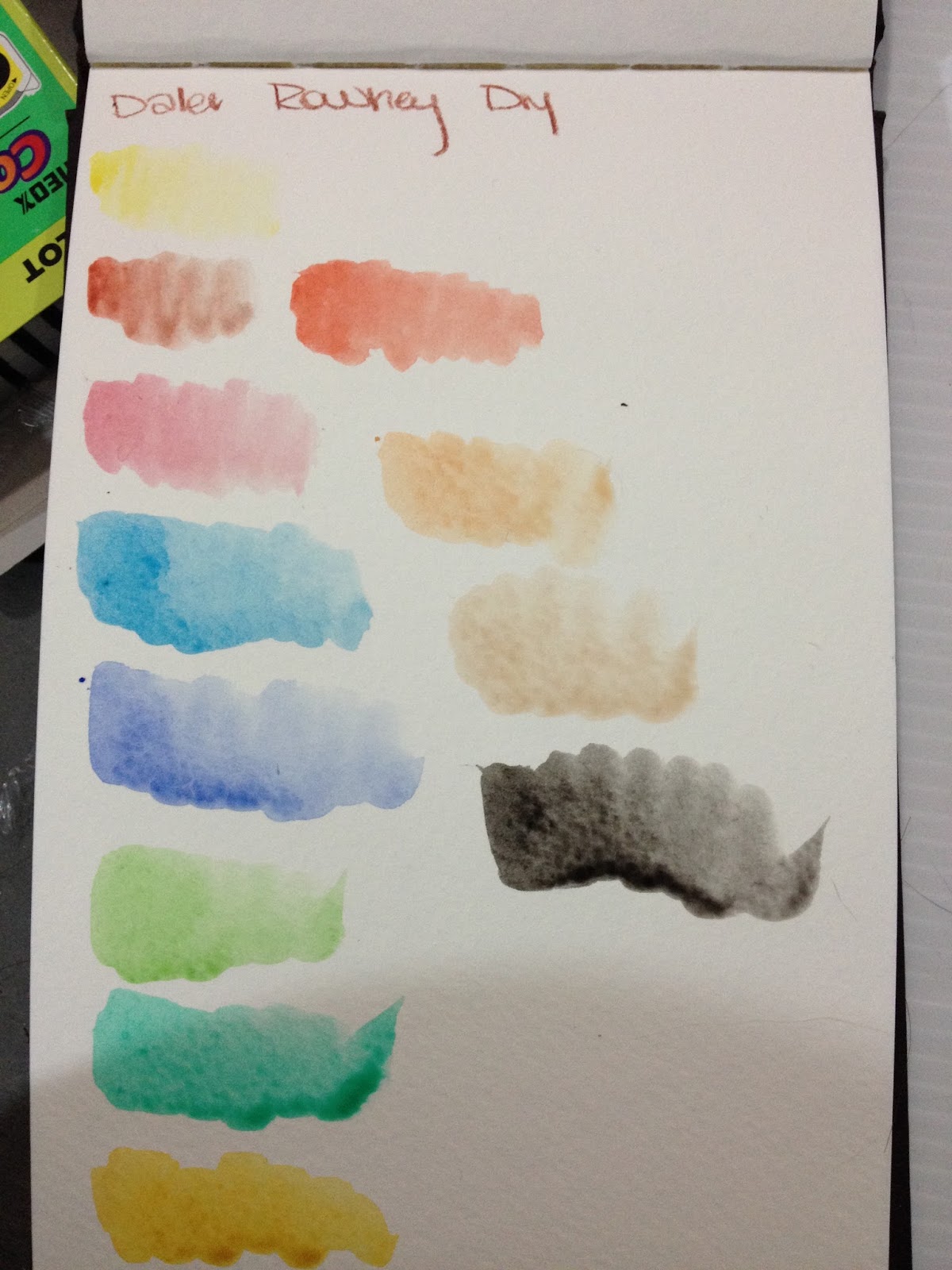 Daler Rowney Aquafine Watercolor Pans Inks and Tube Paint Review