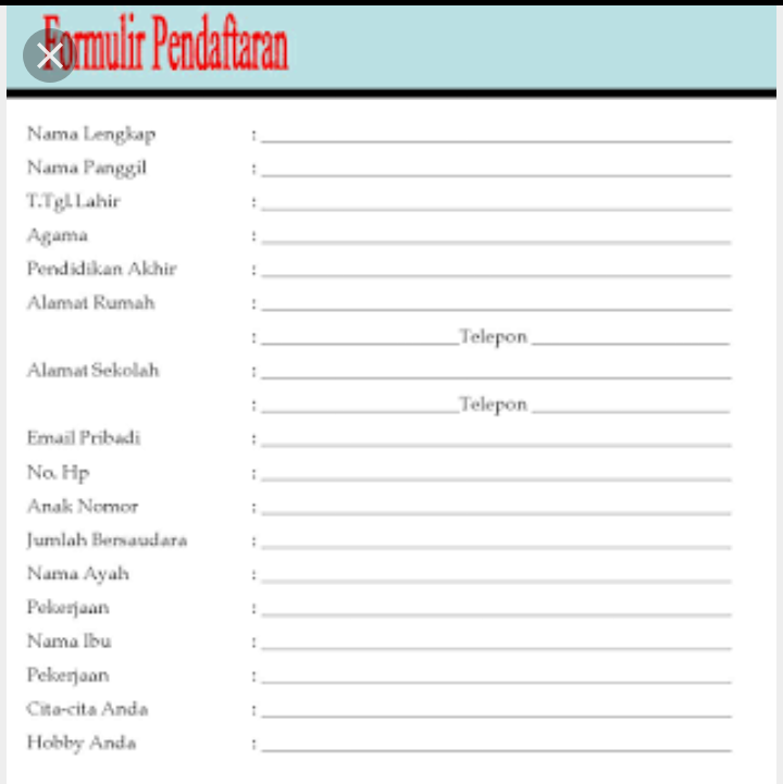 Cara membuat formulir pendaftaran online di blogspot via ...