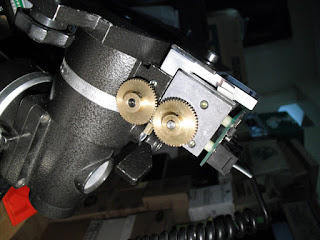 custom bracket and bumper between Super Polaris and GoToStar motor left