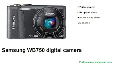 Samsung WB750 specs review