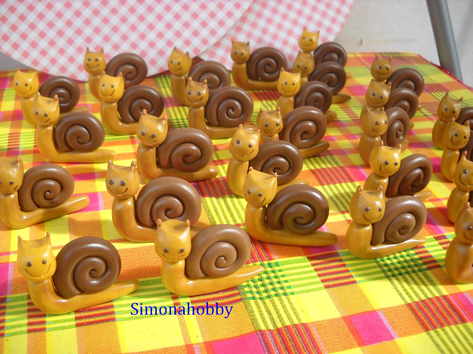 Simonahobby "fimo e non solo": bomboniere simil thun in fimo