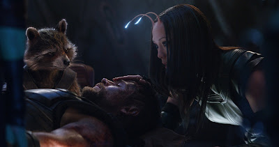 Avengers: Infinity War Chris Hemsworth and Pom Klementieff Image