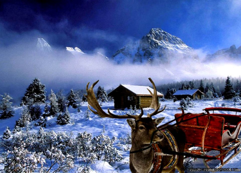 Winter Christmas wallpapers 2   Crazy Frankenstein