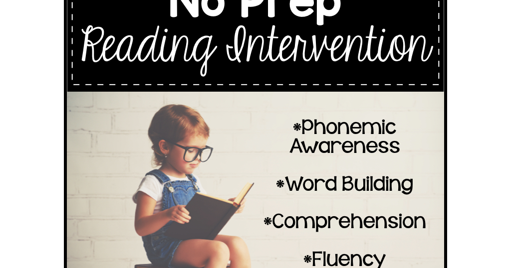 Reading Intervention One Room Schoolhouse