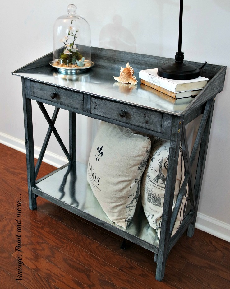 Rustic Potting Bench Makes a Vintage Industrial Table Vintage, Paint