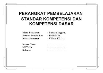 Download RPP Dan SILABUS Bahasa Inggris Untuk SMP Kelas 7,8,9 KTSP Semester 1 dan 2