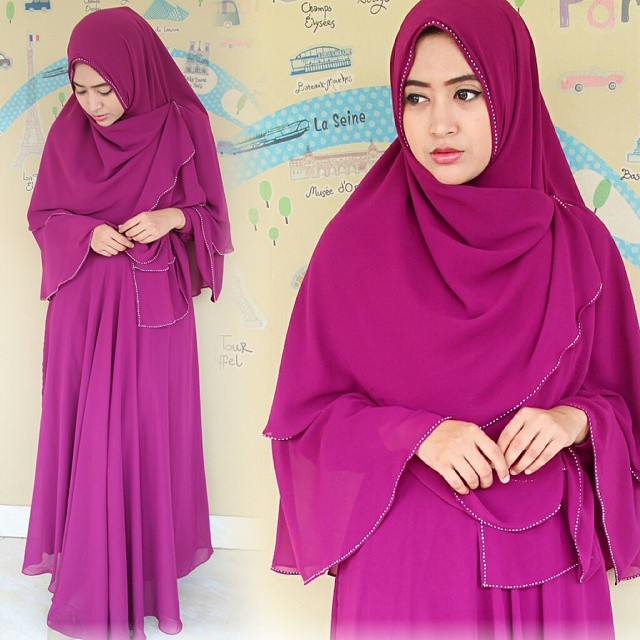 30 Model Jilbab Syari Remaja - Model Hijab Terbaru dan Jilbab Kerudung