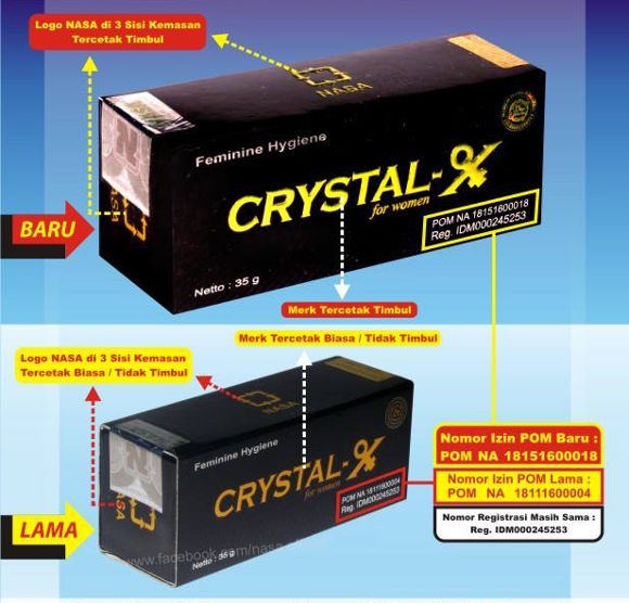 Distributor Resmi Crystal X NASA N404499