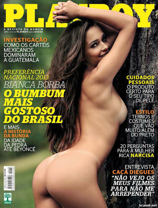 Bianca Borba nua na Playboy Brasil