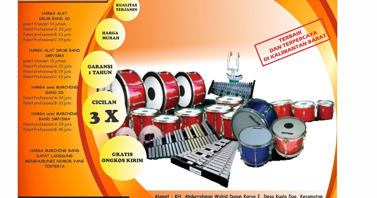 harga DRUM BAND Termurah Kalimantan Barat CAREER DEVELOPMENT CENTER