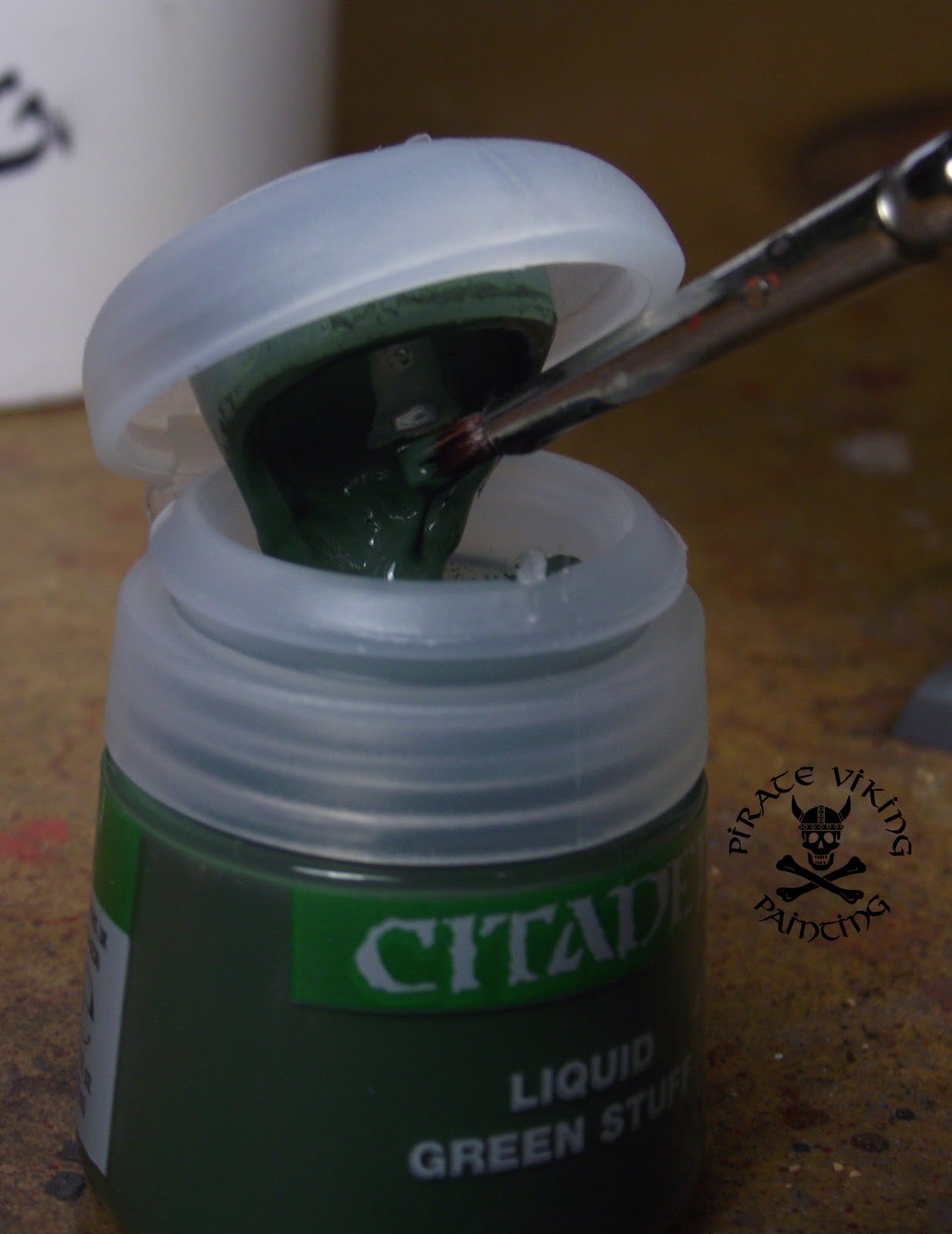 Pirate Viking Painting: Liquid Green Stuff review