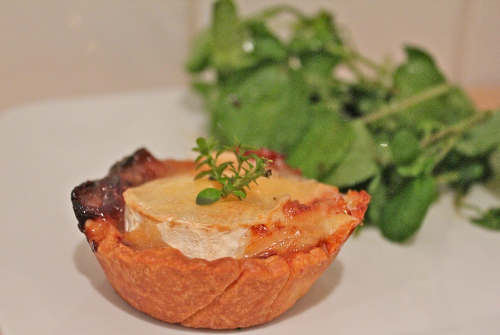 Eats the World Goats cheese and red onion tart recipe