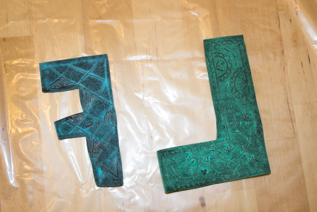 Easy Printmaking Project for kids- Print your Initial