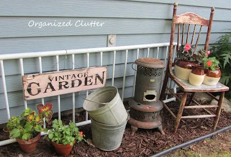 Vintage Garden Vignette