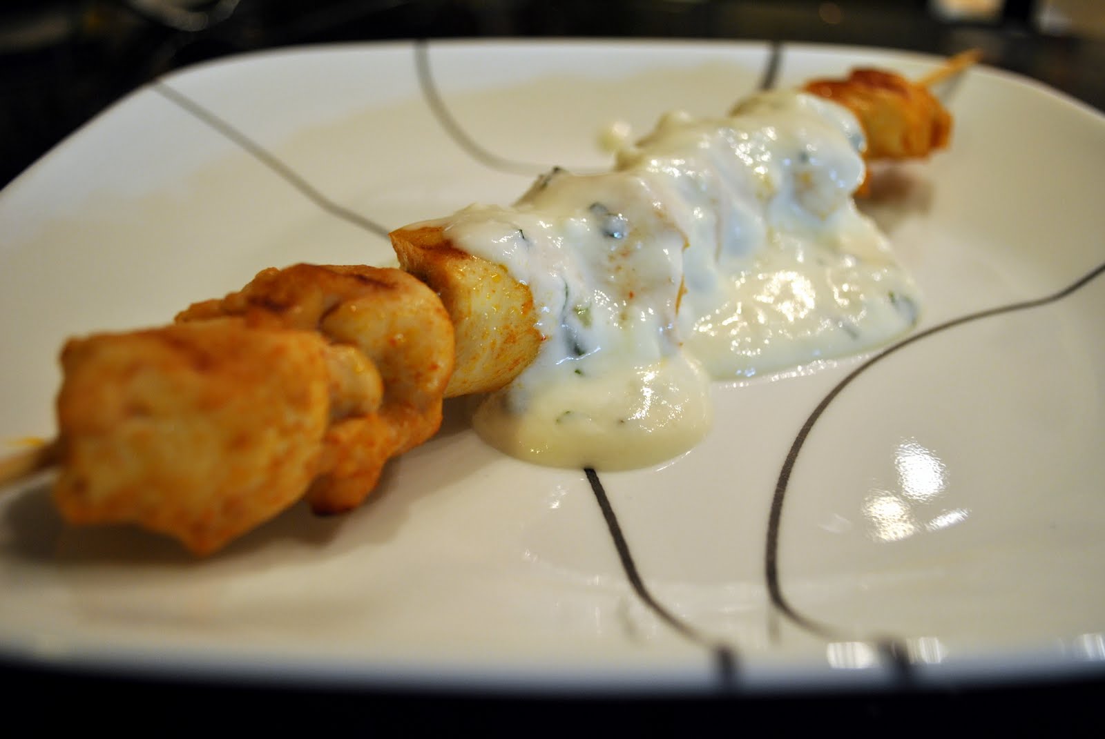 So healthy, So good Chicken Kebab with Yogurt Sauce