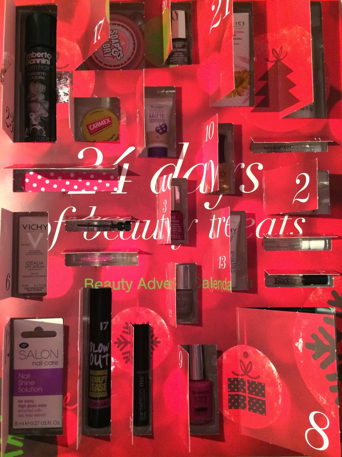 JenFarny Boots Beauty Calendar Behind All The doors!
