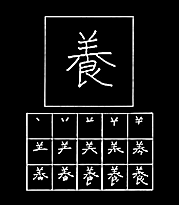 kanji mengasuh