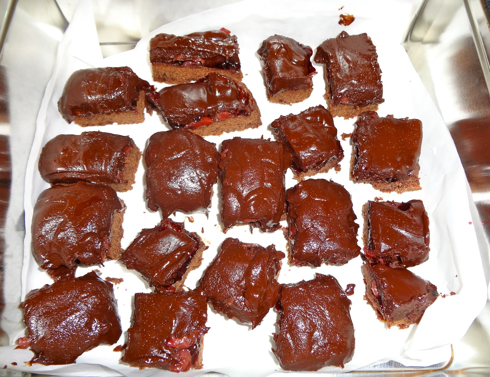 Project Revival Dark ChocolateCherry Ganache Bars for Valentine's Day