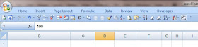 Excel's menu tap and Quick access toolbar