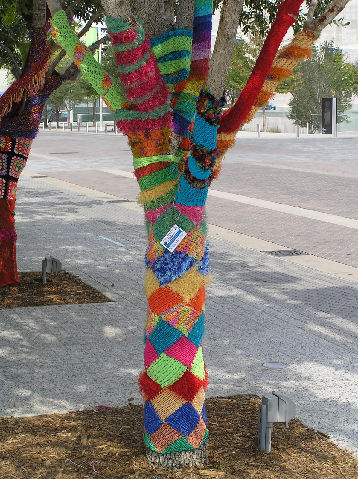 The Life and Times of a SnuggleBear: Yarn bombers hit Winspear Opera ...