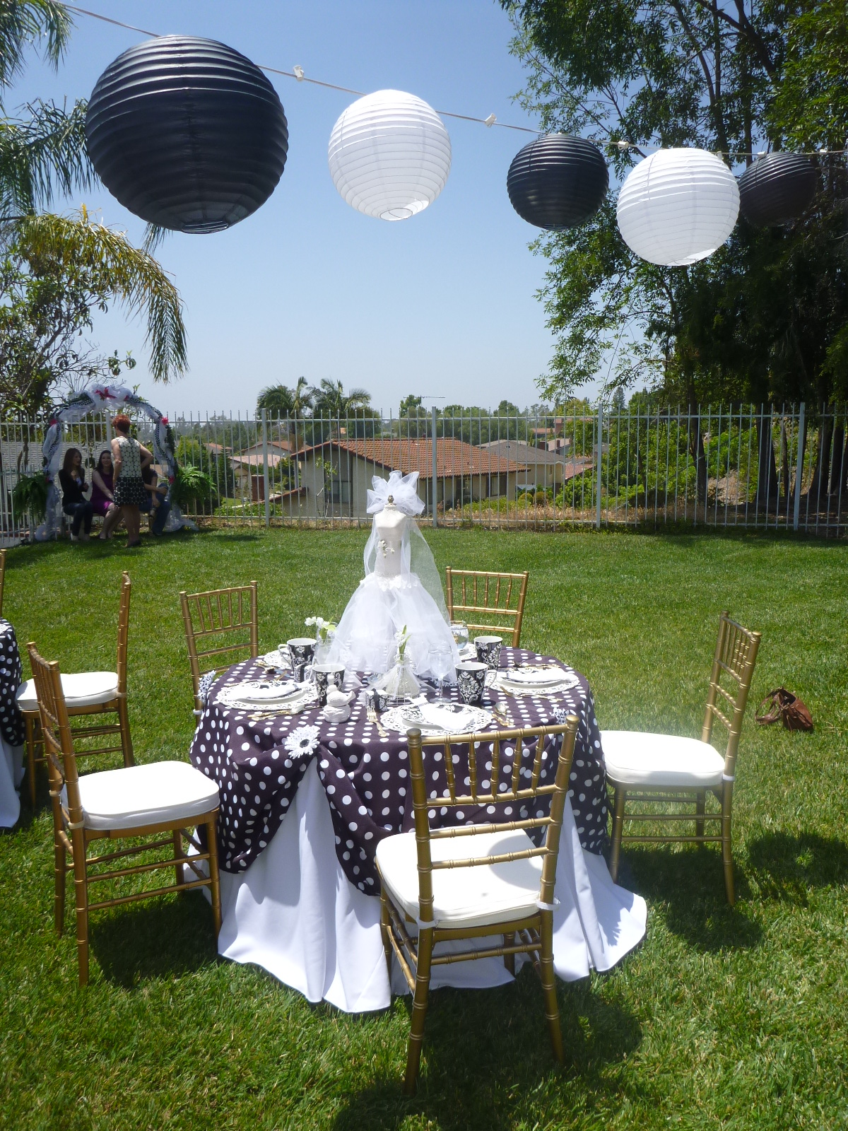 Clearwater Cottage Black and White Bridal Shower