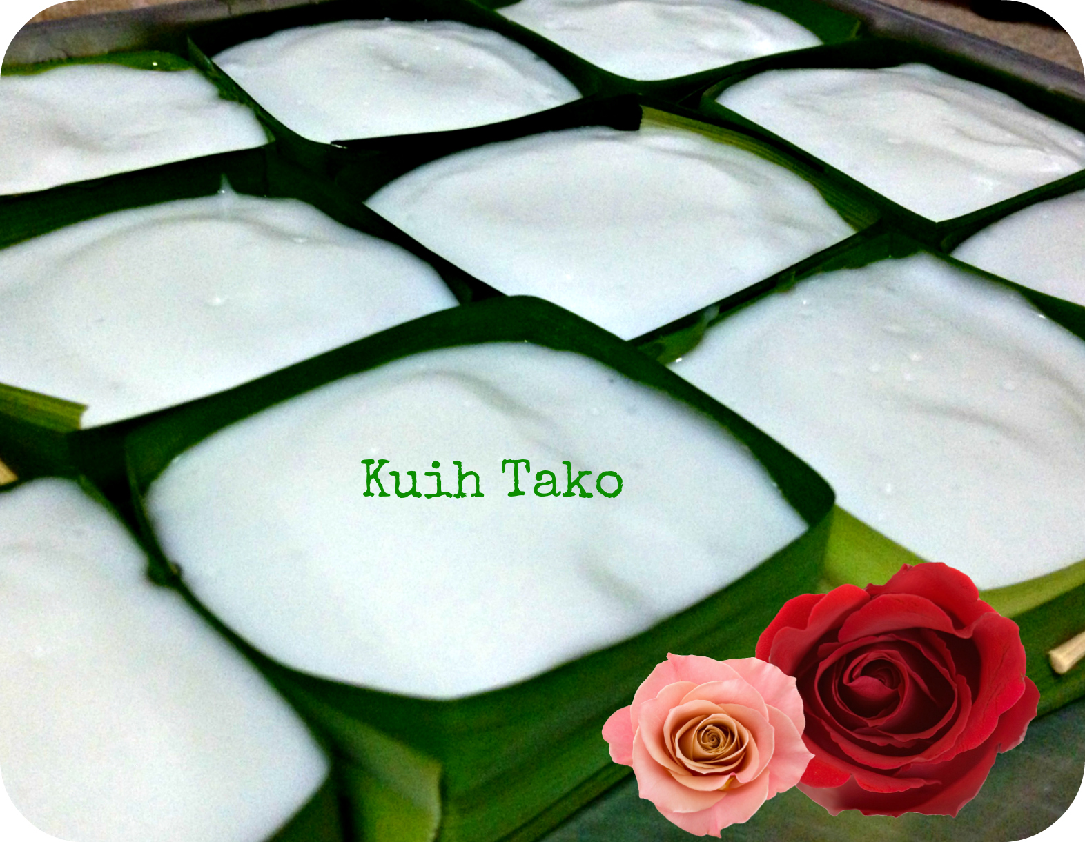 Charm Bakes: Kuih Tako ( Water Chestnut dessert )