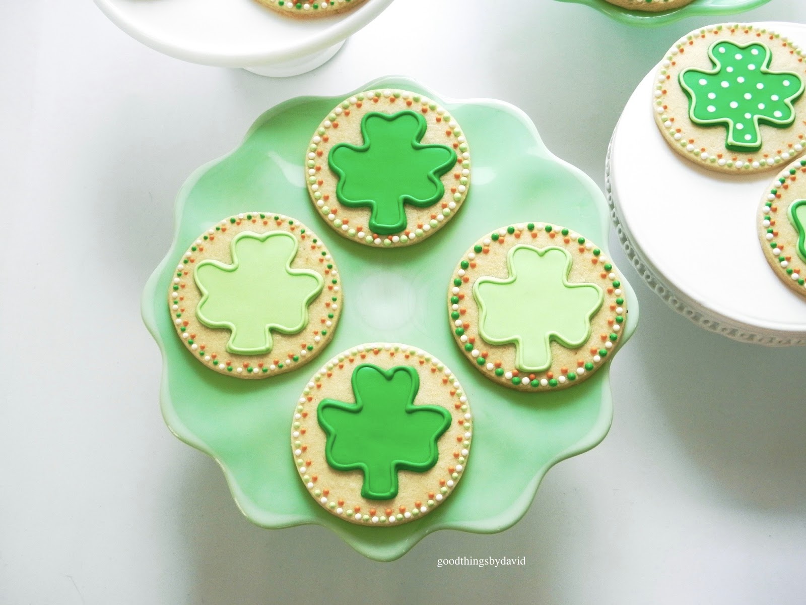 Easy Shamrock Cookies