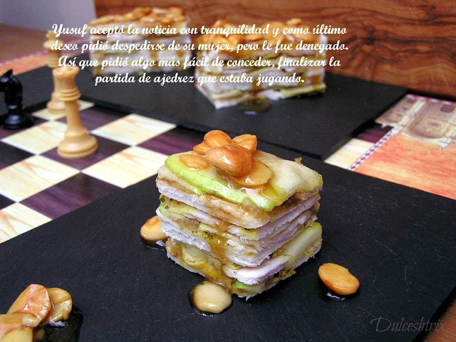 Milhojas de pollo-Dulcesbtrix