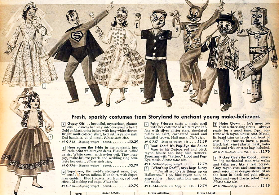 MidCentury Living 1958 Halloween Costumes