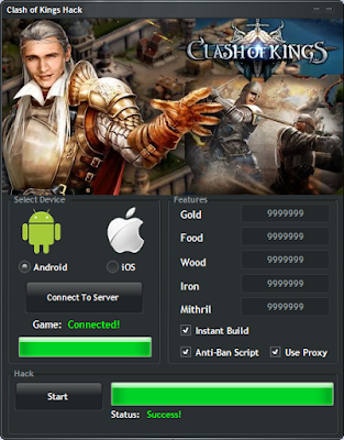 Clash of Kings Hack Exploit