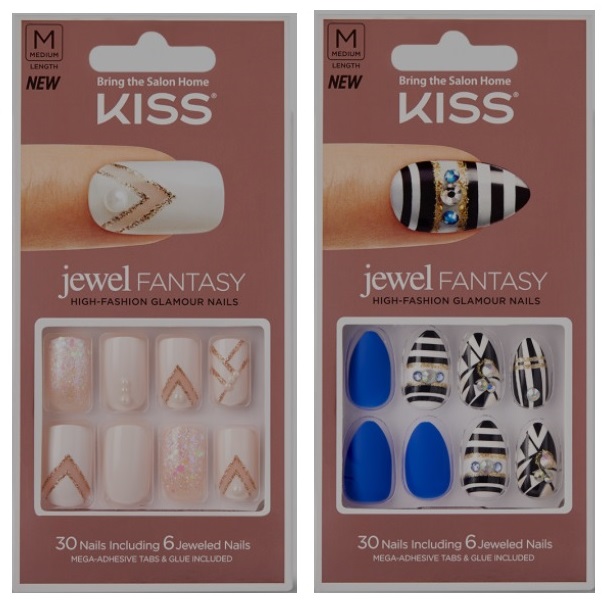 Kiss Jewel Fantasy High Fashion Glamour Nails | Beauty Crazed in Canada
