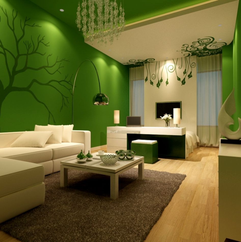 Forest Room Interior Design Wide Wallpapers