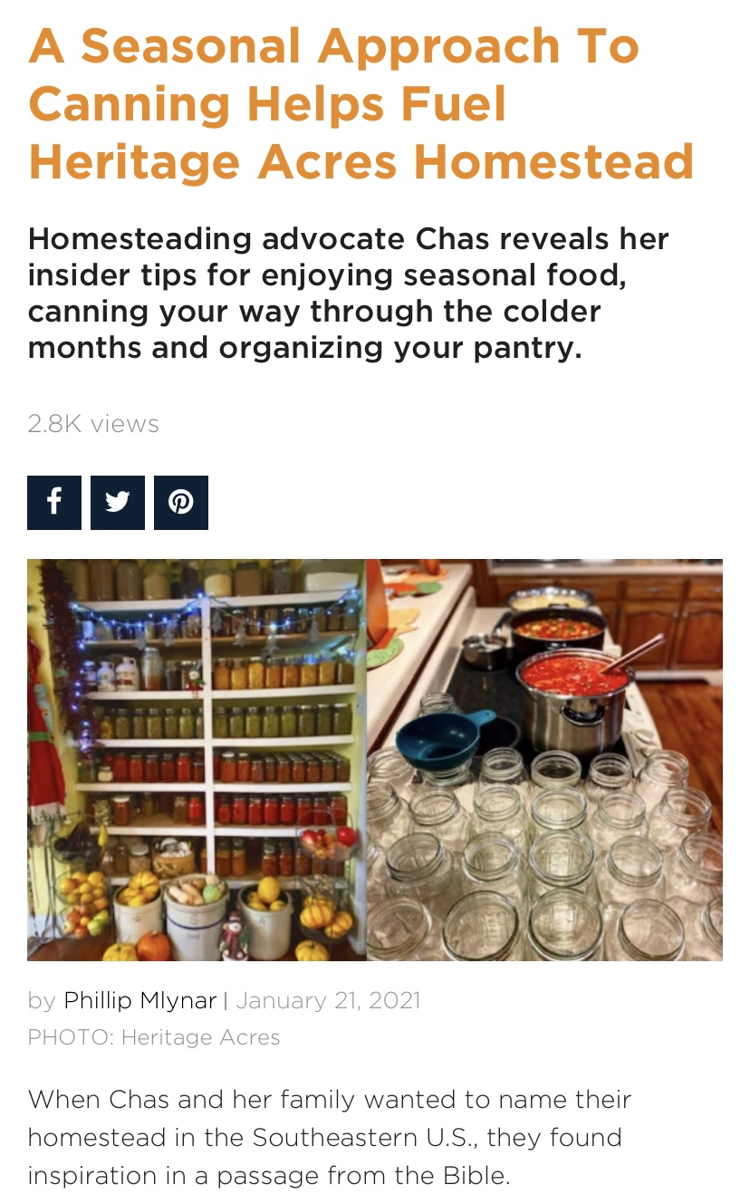 Featured on Hobby Farms