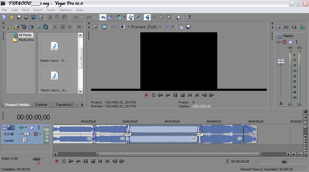 Line editor. Non-Linear editing.