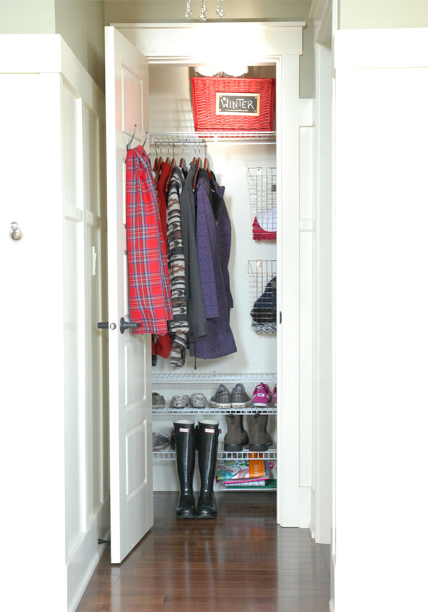organizing with style Coat Closet Part 1: The Before, My Inspiration