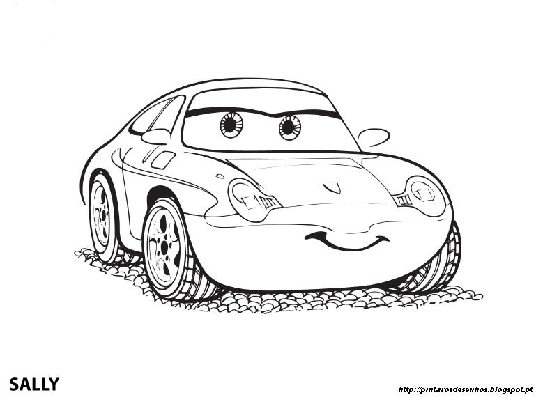 Desenhos para colorir, desenhar e pintar : Desenhos de carros para colorir