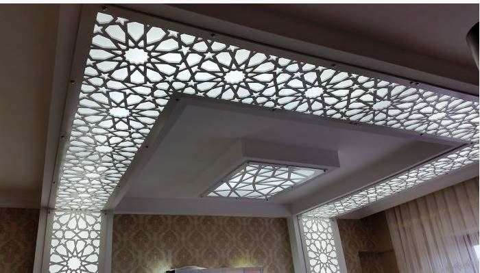 Luxury 42 Cnc False Ceiling Design With Led 2018 Caredecor